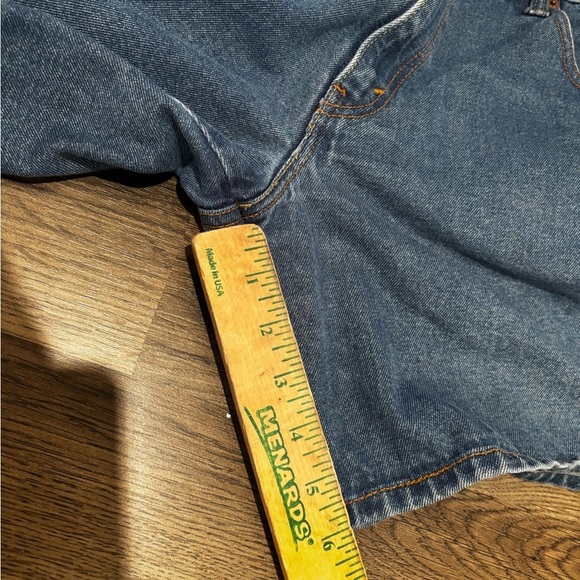 Levi's Women's Blue Jean Shorts size 14 jorts denim school classic basic 550 - Picture 8 of 12